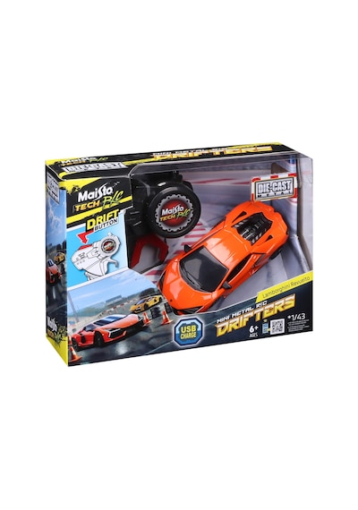 1/43 Mini Metal Drifters Kumandalı Araba - Lamborghini Revuelto Turuncu