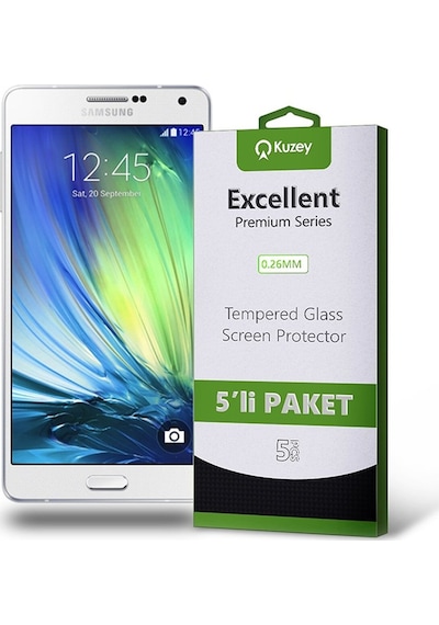 Samsung Uyumlu Galaxy A7 Ekran Koruyucu Cam 5 Adet Ekonomik Paket (554292923) 20 Tl Fark Ile Apple  iPhone Hızlı Şarj Kablosu