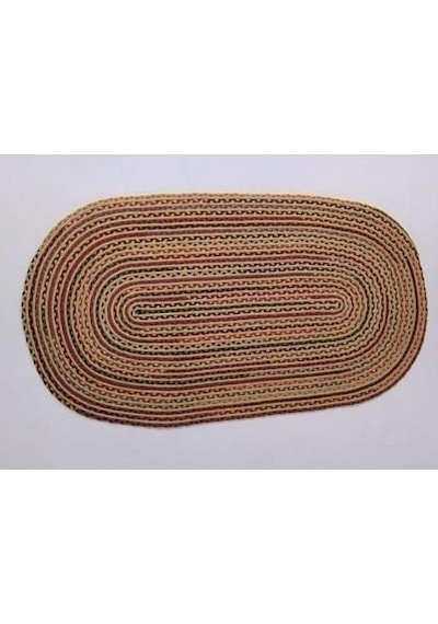 Jüt Halı El Yapımı Oval Model:403