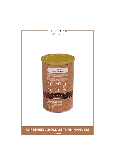 Caffe Rino Kafeinsiz Türk Kahvesi 250 G
