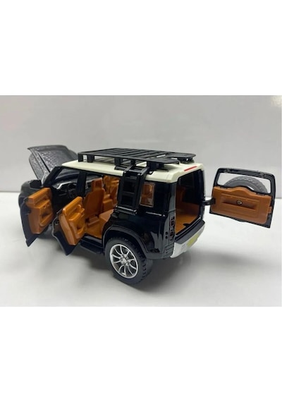 Land Rover Defender Metal Araba 23 Cm Sesli Işıklı Kapı Bagaj Kaput Açılır Oyuncak Demir Siyah Araç Diğer Land Rover Defender Metal Araba 23 Cm Sesli Işıklı Kapı Bagaj Kaput Açılır Oyuncak Demir Siyah Araç Diğer