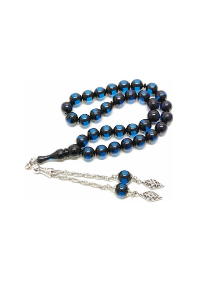 Sürmeli - Toz Kehribar Tesbih - 10 Mm Küre Kesim