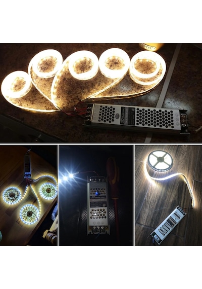 Coral Light Ultra Slim Sessiz Şerit Led Trafosu Metal 12 V Led Trafo Adaptör