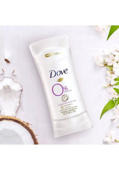 Dove Coconut & Pink Jasmine 0% Aluminum Kadın Roll-On Deodorant 74 G