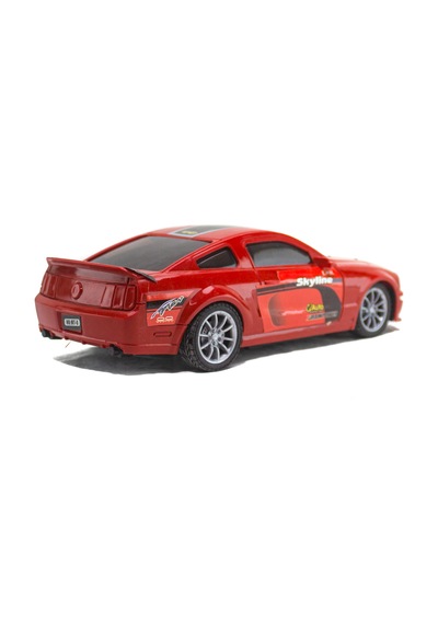 Ölçek 1/16 Uzaktan Kumandalı Spor Araba Mustang Kırmızı