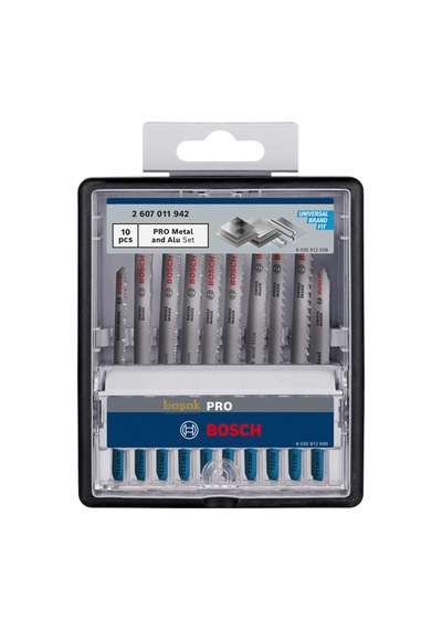 Bosch Pro 10'lu Metal-inox-alüminyum Dekupaj Ucu Seti 2607011942
