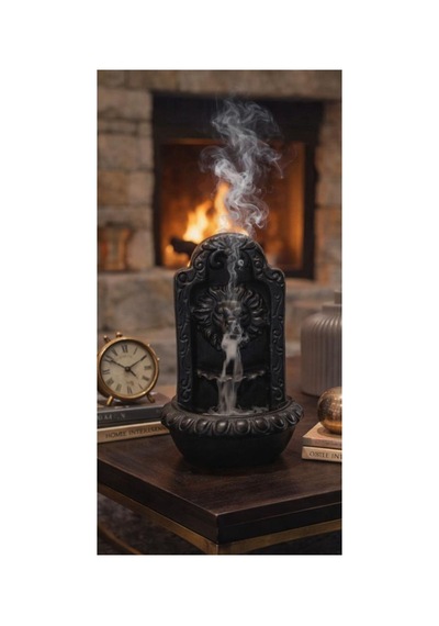 Aslan Dumansı Şelale Efektli Aslan Tütsülük Gotik Vintage Dekor Meditasyon Yoga Hediye Aksesuar