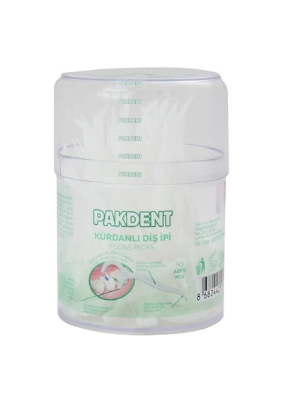 Pakdent Kürdanlı Çatal Diş İpi 50 Li