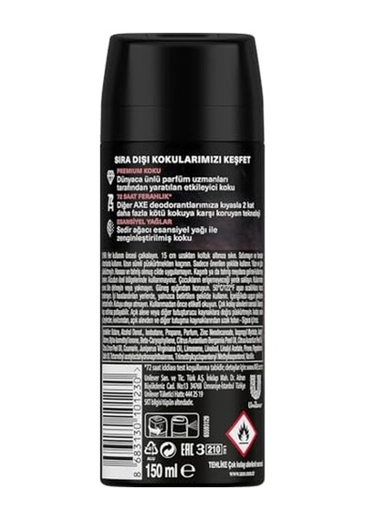 Axe Premium Collection Erkek Deodorant & Bodyspray Cocoa Velvet 150 Ml