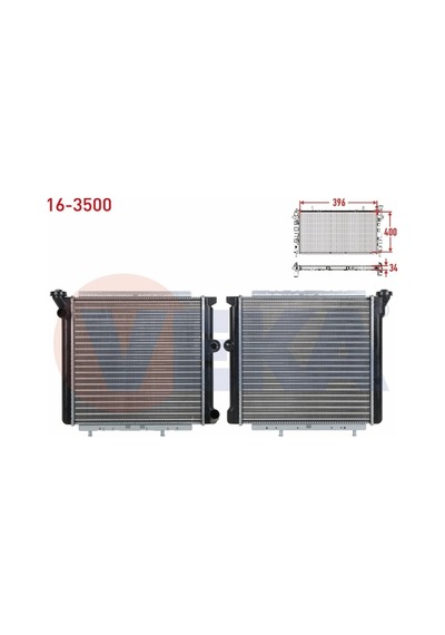 Renault R9 L42 1.4 - 1.6 Karburatorlu 1985-2000 Su Radyatörü Mekanik 7700759196