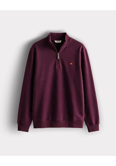 Ellesse Yarım Fermuarlı Bordo Erkek Sweatshirt 5wm3580
