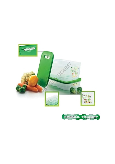 Tupperware Sera Set 2'Li 18 L 44 L Sebze Meyve Saklama K N1143360 Yeşil