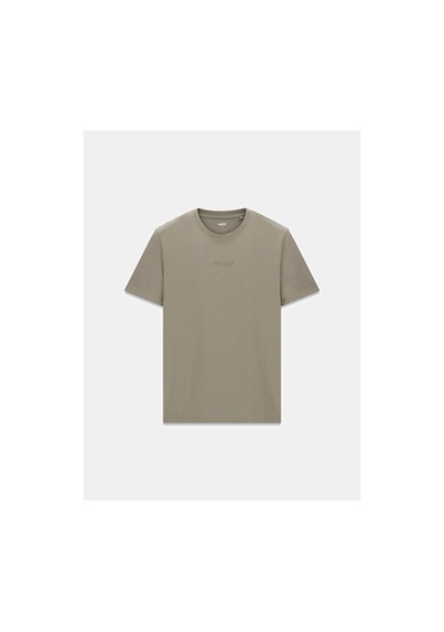 Guess Ambrogio Erkek Aktif Regular Fit T-shirt Haki