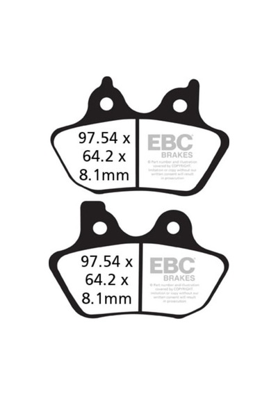 Ebc Fa400v Harley Davıdson 03-11 Ön Arka Yarı Sınter Fren Balatası