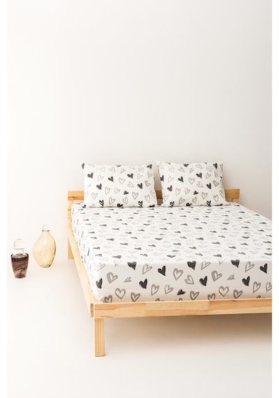 Soley Mix & Match Lover %100 Pamuk Tek Kişilik Çarşaf Seti