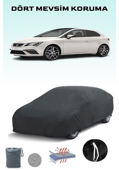 Siyah Seat Leon 3 Sc Araba Brandası, Oto Örtüsü, Araba Çadırı Siyah