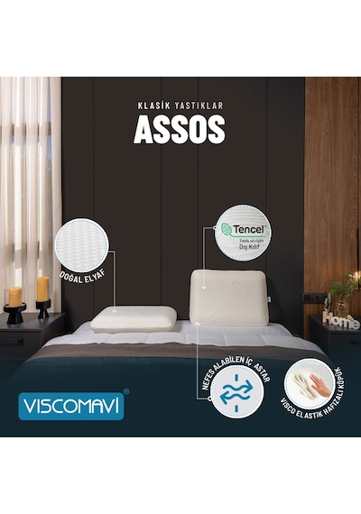 Viscomavi Assos Klasik Visco Yastık Viscomavi Assos Klasik Visco Yastık