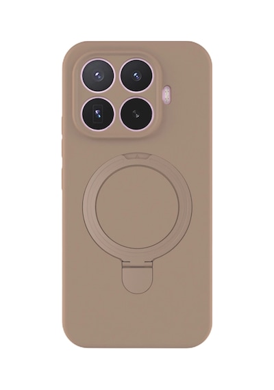 Xiaomi Mi 17t Regal Magsafe Standlı Kapak - Çöl Titanyum Renkli