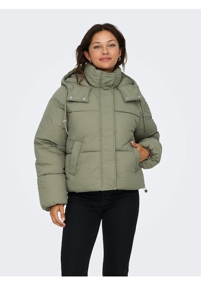 Only Onlhope Short Puffer Kadın Şişme Mont 15322013 Yeşil