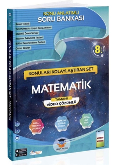 8 Sınıf Lgs Matematik Konu Anlatımlı Soru Bankası Zeka Küpü Yay