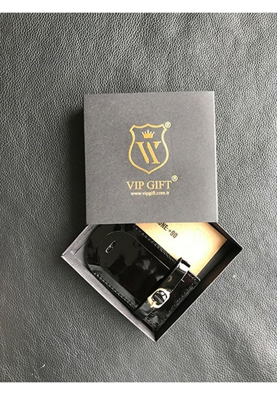 Vip Gift Karl Bagaj Isimlik Valiz Bavul Etiketi Hakiki Deri Çok Renkli