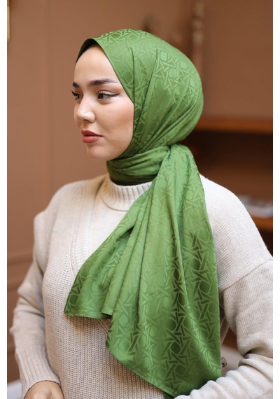 Silk Home Deluxe Şal - Çam Yeşili - Çam Yeşili