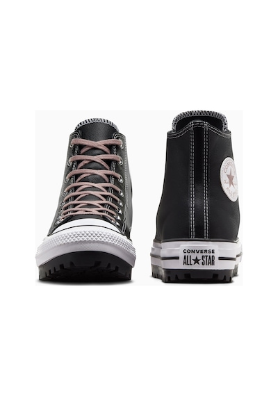 Converse Chuck Taylor All Star City Trek Su Geçirmez Unisex Siyah Deri Bot