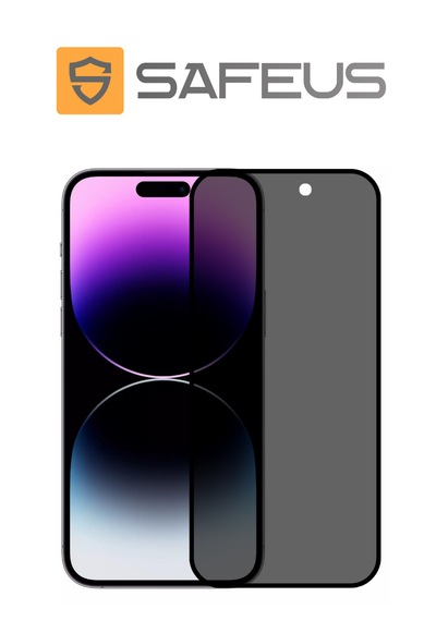 Safeus Tam Kaplayan Hayalet Parmak İzi Bırakmayan Safir Ekran Koruyucu Cam , Apple Uyumlu iPhone 14 Pro Max İle