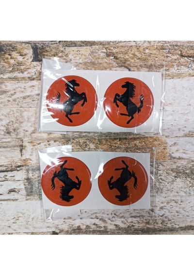 Ferrari Sticker Slikonlu 4x Yeni Model V4