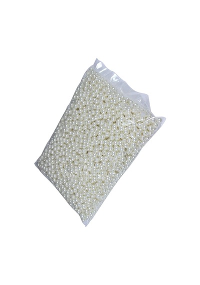 İnci Yuvarlak Delikli Plastik 500 Grm Krem Krem