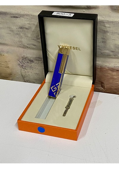 Vindiesel Marka Mavi Renk Desenli Gazlı İnce Model Kişiye Özel Ç