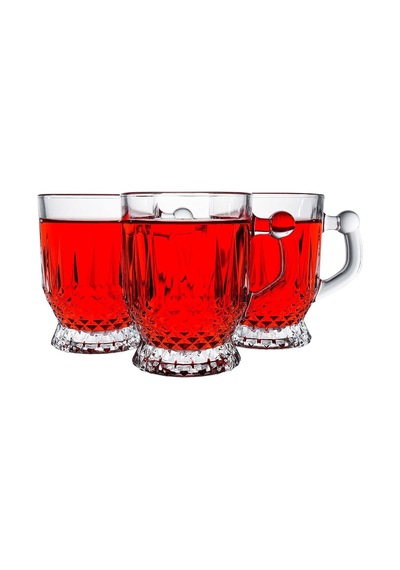 Paşabahçe İstanbul Kulplu Çay Bardağı, 6'li Diğer