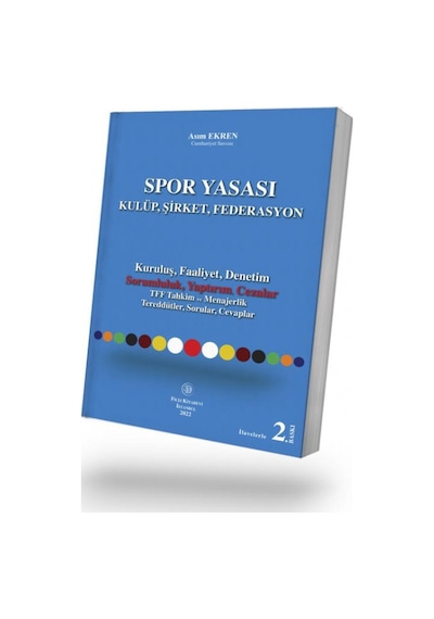 Spor Yasası Kulüp, Şirket, Federasyon - Asım Ekren - Filiz Kitabevi