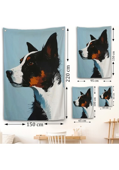 Sevimli Köpek Duvar Örtüsü-7635