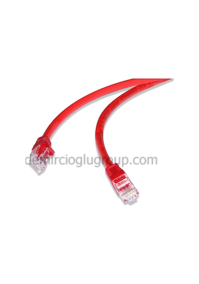Flaxes 30Cm Cat6PatchNetwork Kablosu Kirmizi