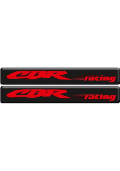 Damla Logo Cbr Racing Kabartmalı 2 Li Sticker 2 Nötr