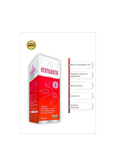 Immunita 100 Ml Kedi Ve Köpekler İçin