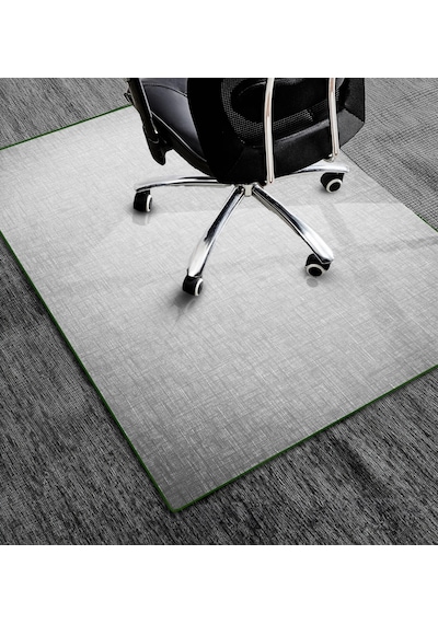 Cam Sandalye Matı Gri Çizgi Doku 100cm X 120cm