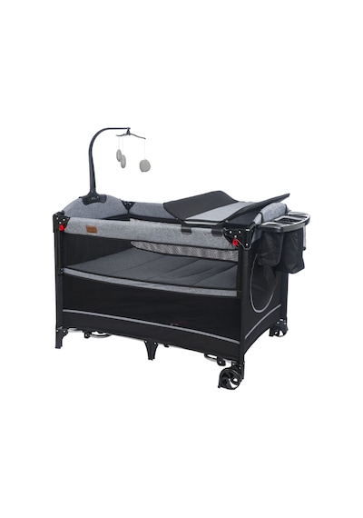 Mamma Ultimate Anne Yanı Organizerli Dönenceli Park Yatak Beşik 70 X 110 Cm. Grı