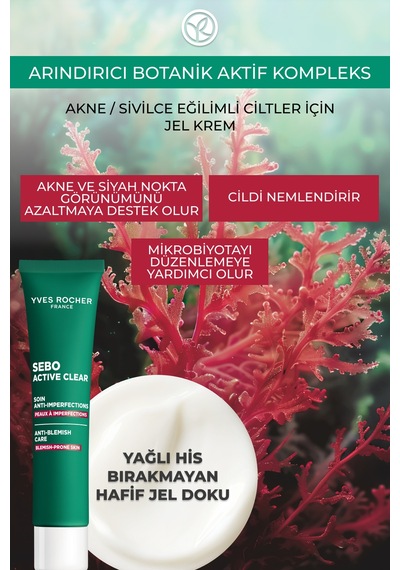 Akne Ve Görünümünü Azaltmaya Yardımcı, Cildi Arındırıcı Bakım Kremi-botanik Kompleks-40ml