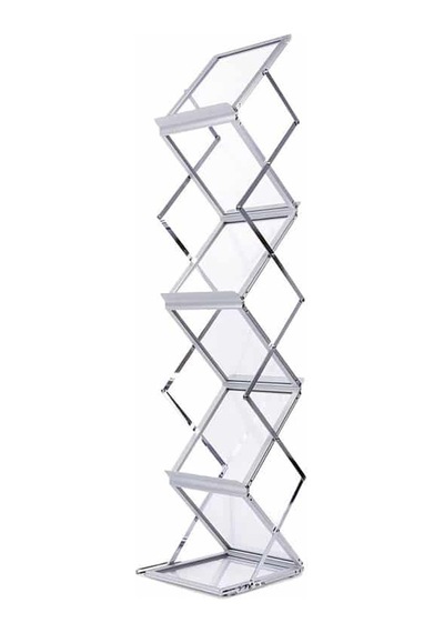 Portatif Katlanabilir Zigzag Broşür Stand 21 x 29.7 CM