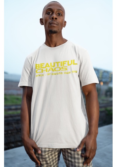 Sevbano Katseye Beautiful Chaos Kpop Müzik Grubu Sırt Baskılı Unisex Over Beyaz