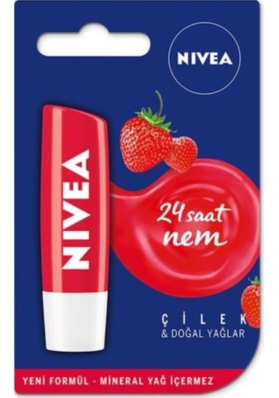 Nıvea Dudak Bakım Kremi Çilek