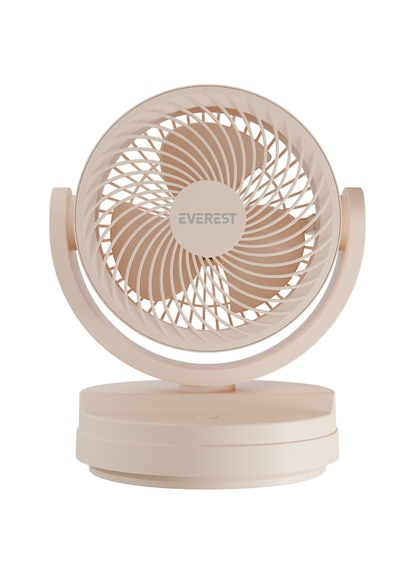 Everest Efn-509 Krem- Kahve 7 İnç 3 Kademeli 2100 Rpm Hız Duvar