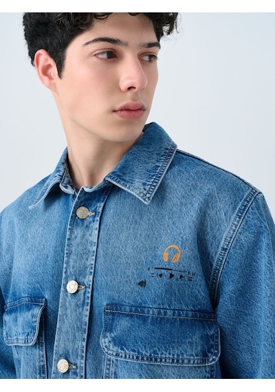 LOFT Oversize Erkek Ceket Lf2039639 Q1.v1 Denim