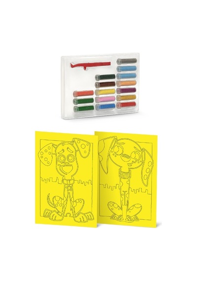 Disney 101 Dalmaçyalı Eğitici Ve Eğlenceli Kum Boyama Seti-red Castle Ds-48