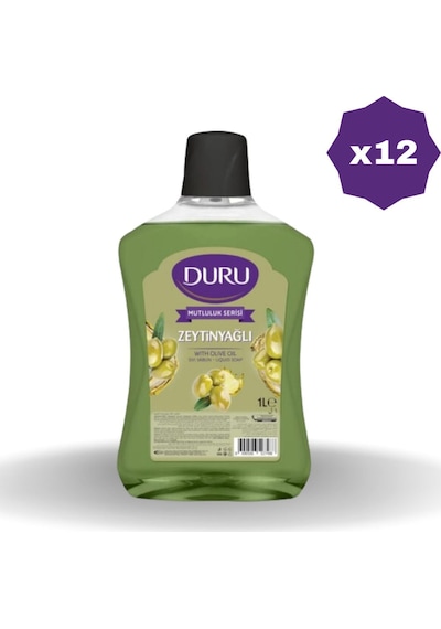 Duru Sıvı Sabun Zeytinyağlı 1000 ML 12 Adet