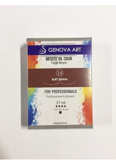Cenova Art Profesyonel Yağlı Boya 14 Burnt Sienna 37 ML