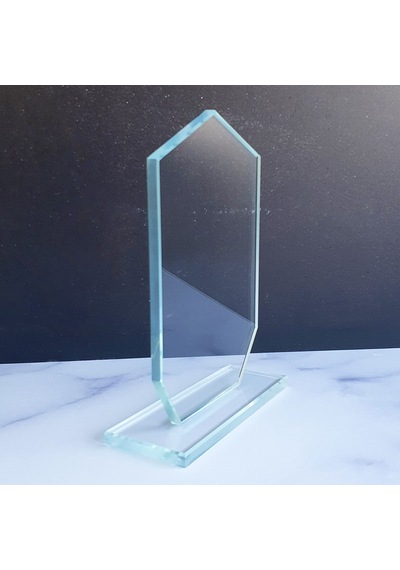 Decorita Plaket|Kristal Cam Plaket|Şekil-5|Baskısız|10'lu Takım