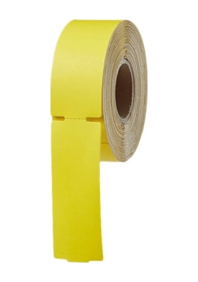 Stilo Tırnaklı Raf Etiketi 100x38mm Sarı